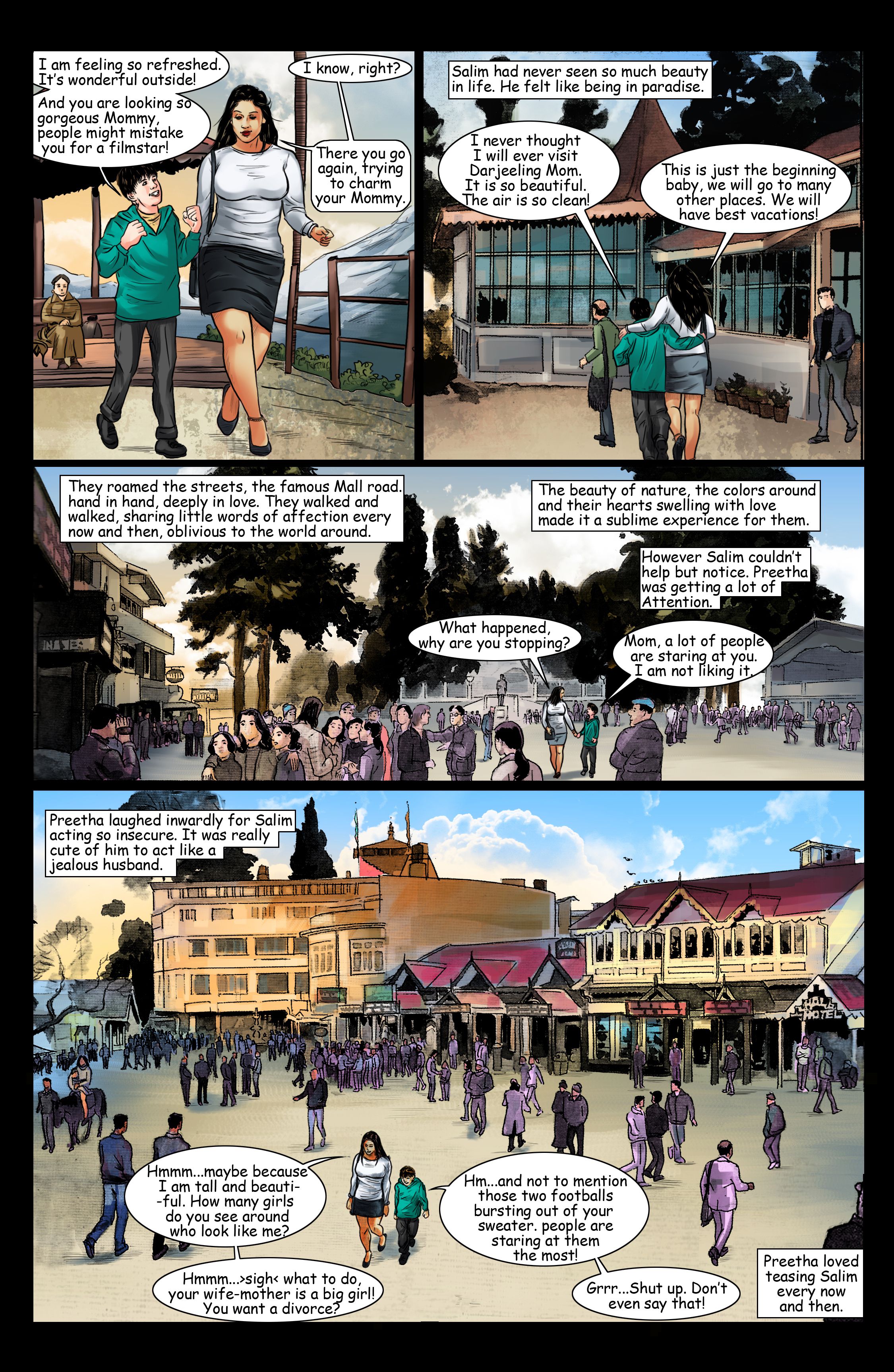 Honeymoon In Darjeeling 1 - Amarsroshta page 23 hentai porn comic manga doujin